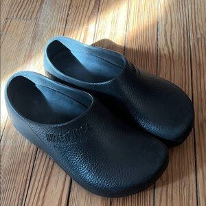 Birkenstock Textured Black Slip-Ons